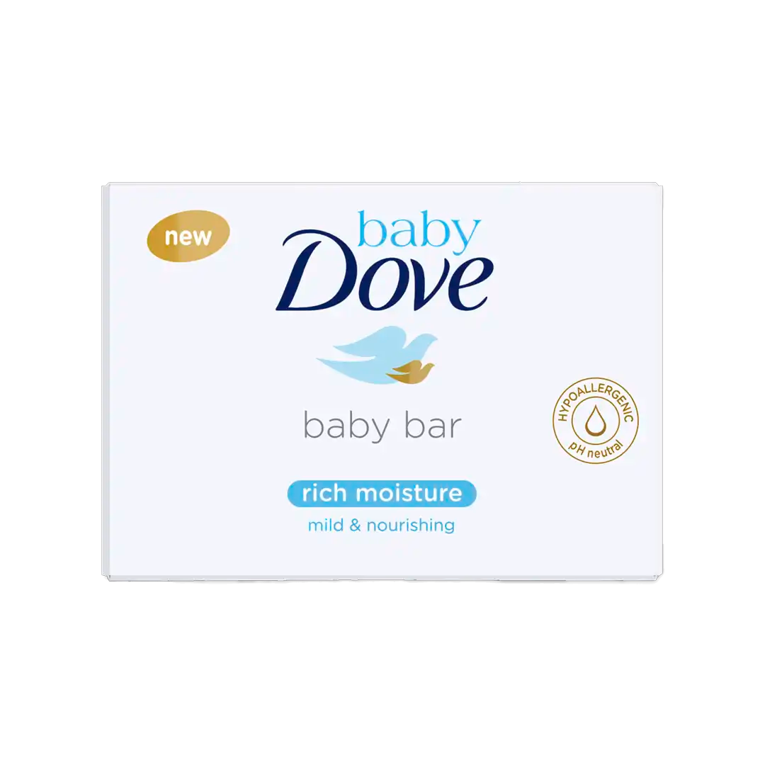 Dove Baby Soap Rich Moisture Bathing Bar, 75g