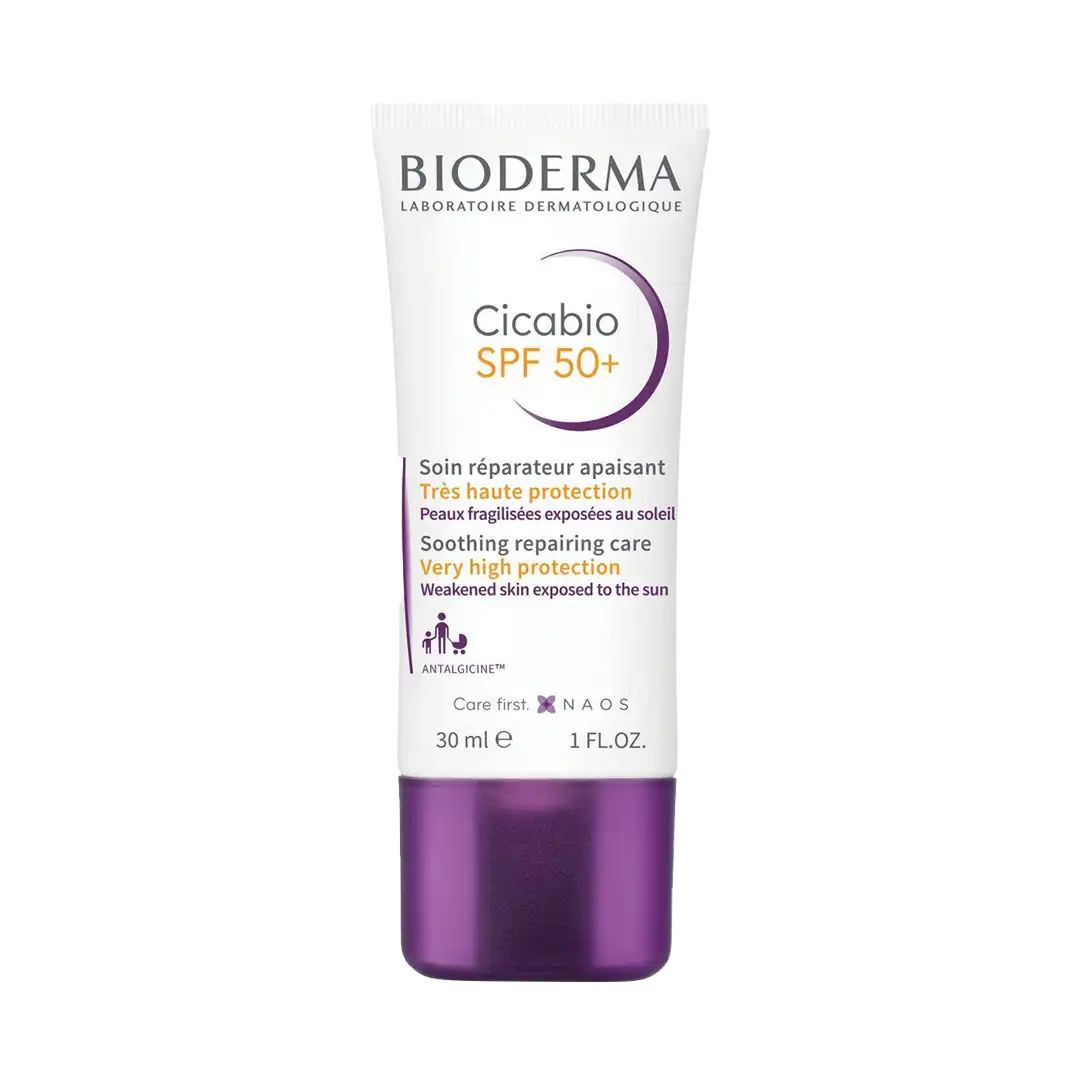 Bioderma Cicabio SPF50+ for Irritated & Damaged Skin, 30ml