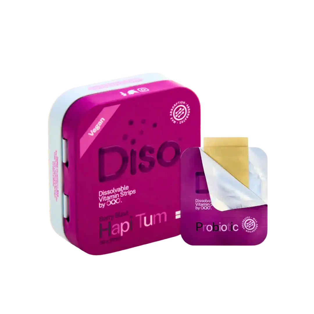 Diso Hapi Tum Probiotic Strips, 30's