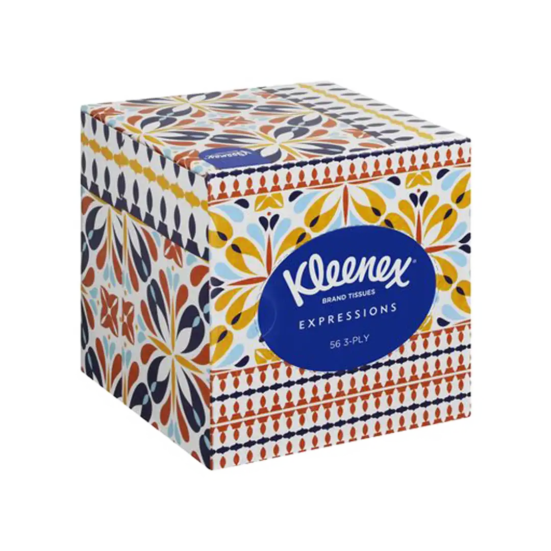 Kleenex Expressions 3-ply Tissues, 56's