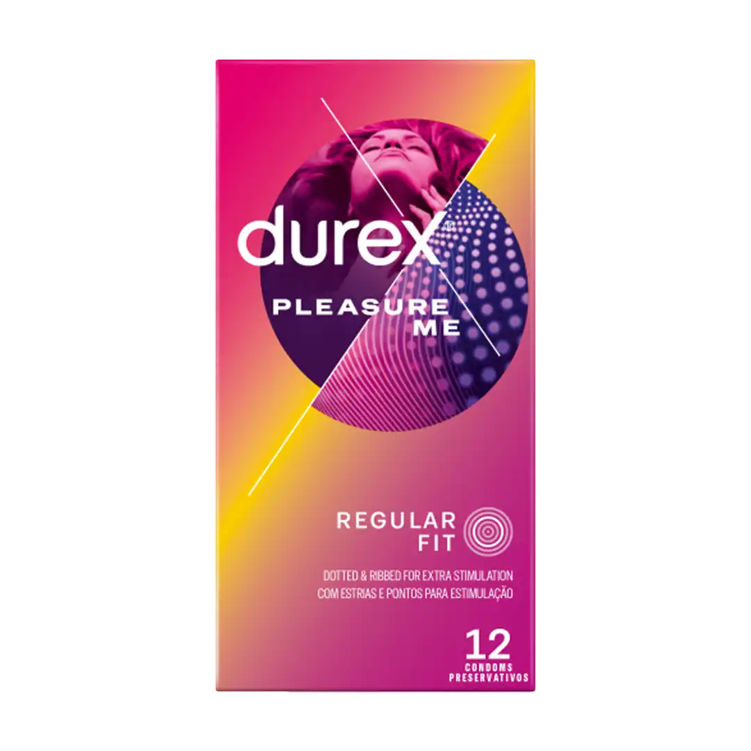 Durex Pleasure Me Condoms, 12 Pack