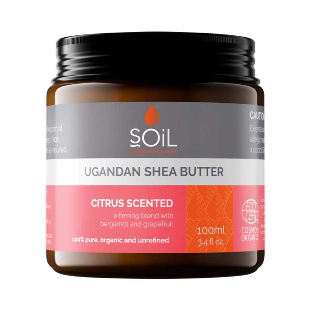 Soil Organic Citrus scented Shea Butter, 100ml