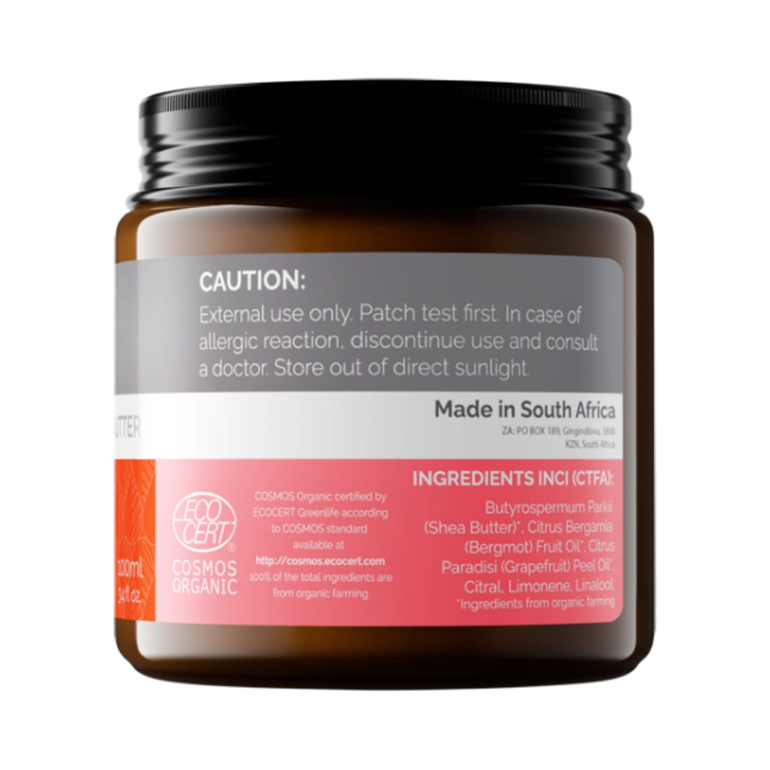 Soil Organic Citrus scented Shea Butter, 100ml