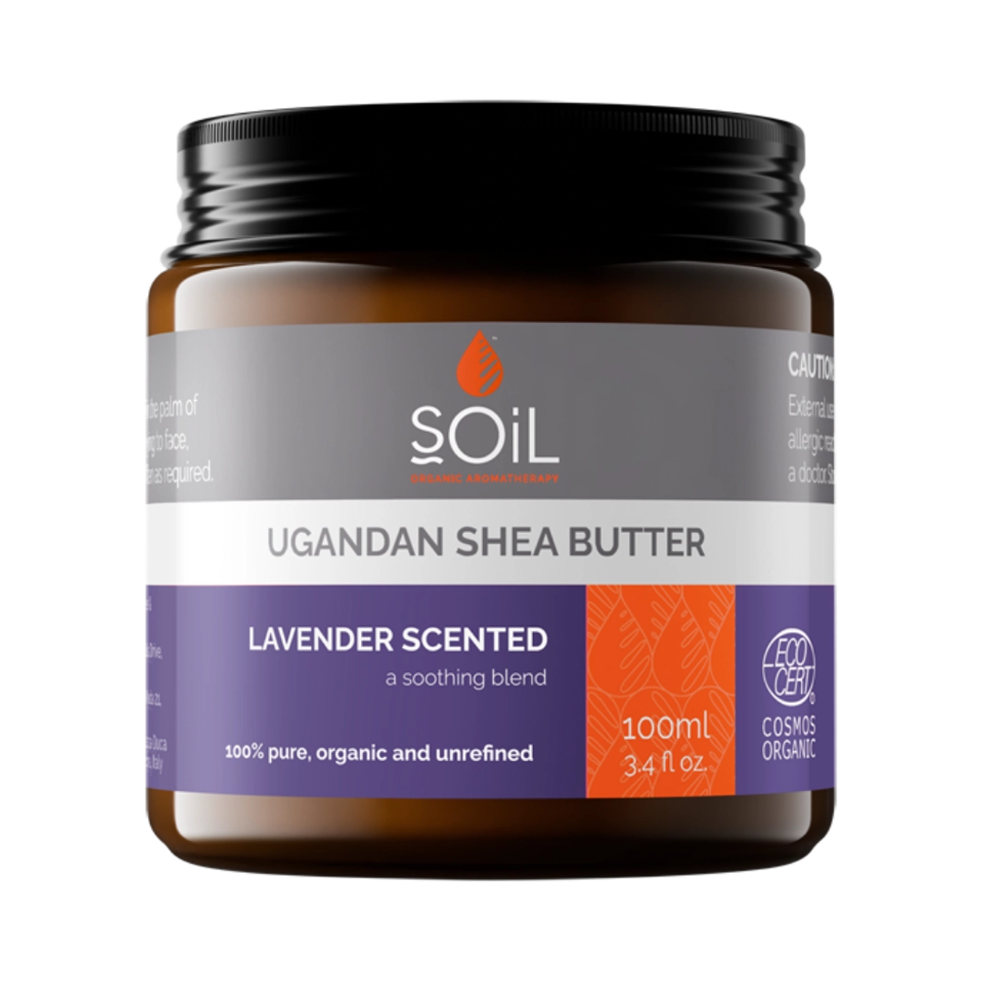 Soil Organic Lavender scented Shea Butter, 100ml