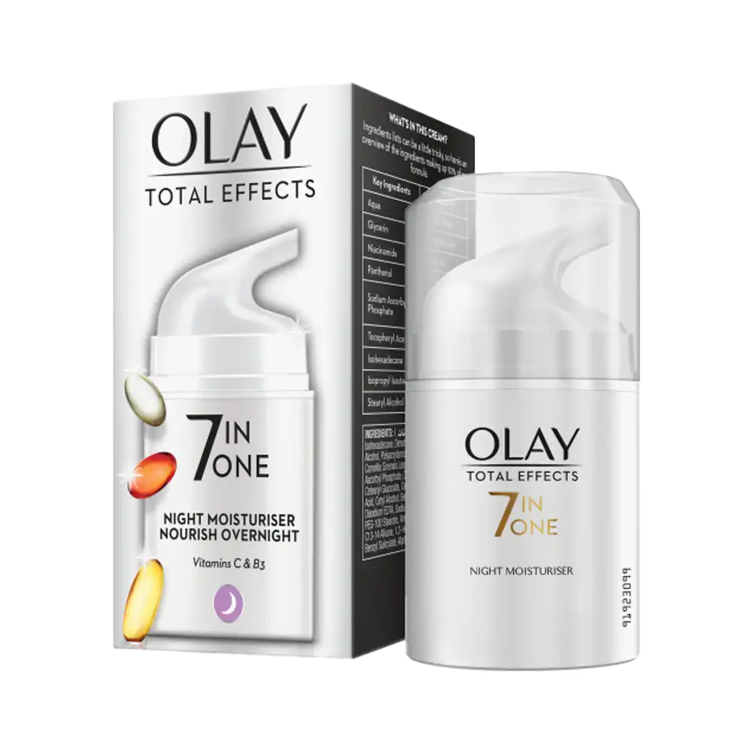 Olay Total Effects 7-in-1 Night Firming Moisturiser, 50ml