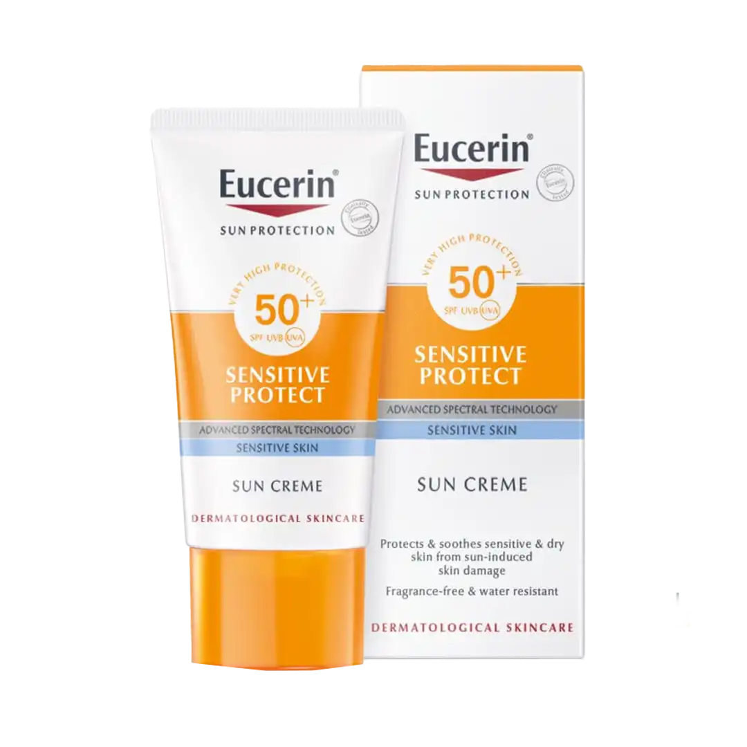 Eucerin Sun Protection Sensitive Protect Sun Crème SPF50+, 50ml