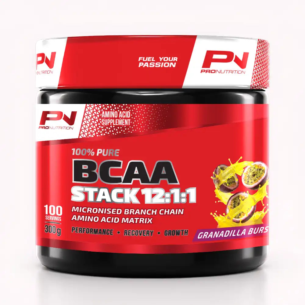 Pro Nutrition BCAA Stack Granadilla Burst, 255g