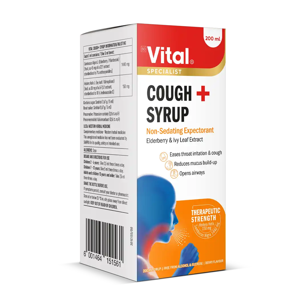 Vital Cough+ Syrup, 200ml