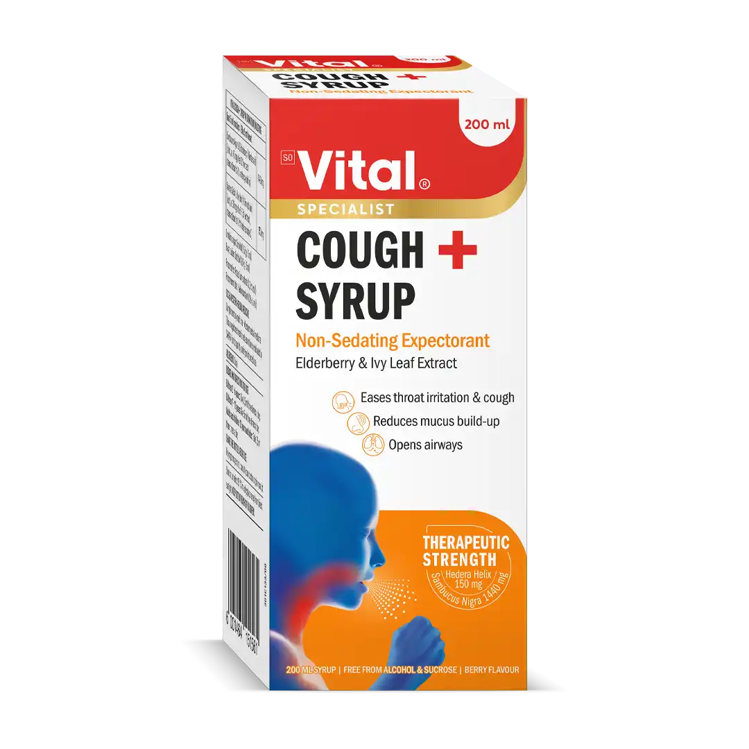Vital Cough+ Syrup, 200ml