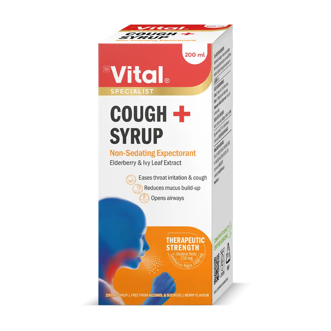 Vital Cough+ Syrup, 200ml