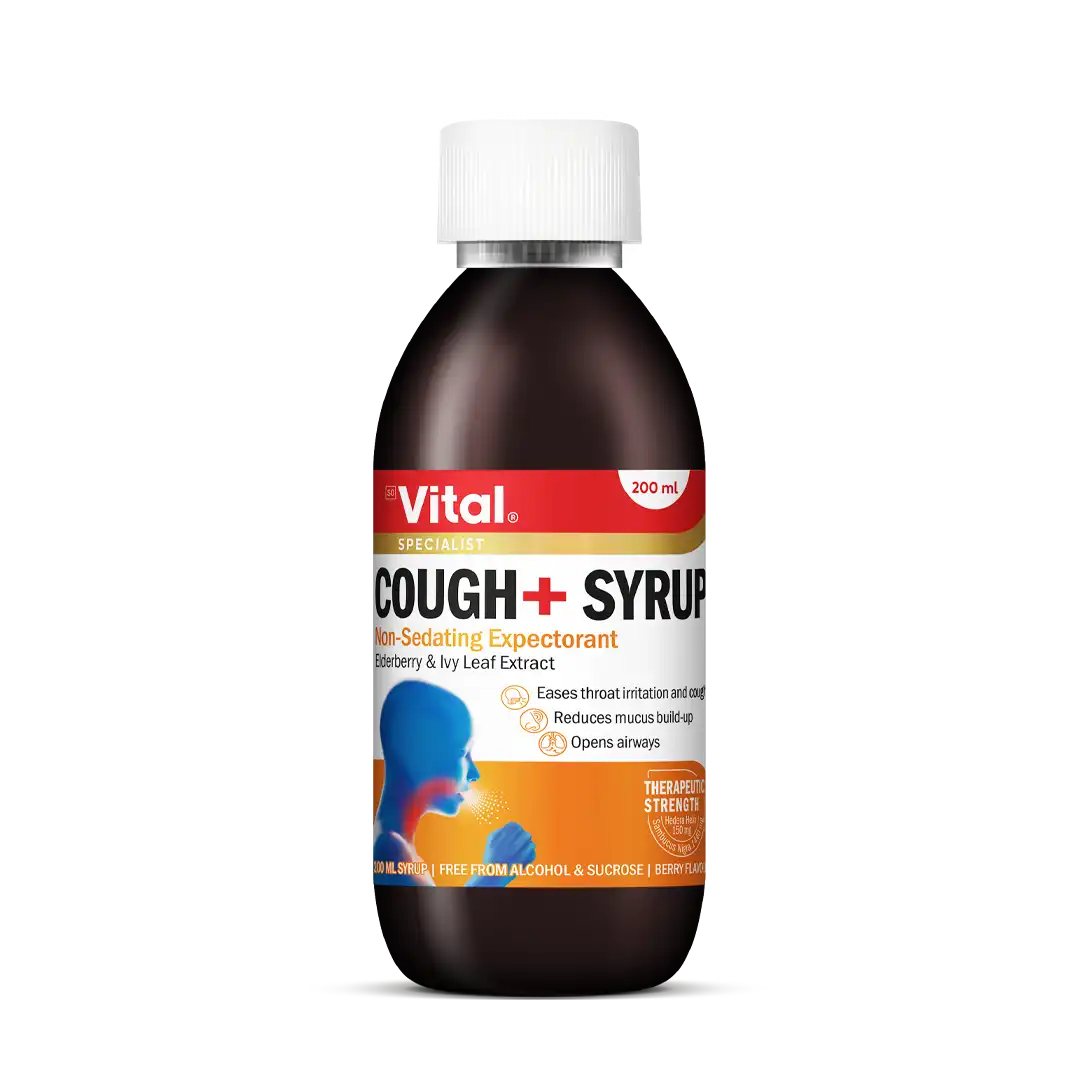 Vital Cough+ Syrup, 200ml