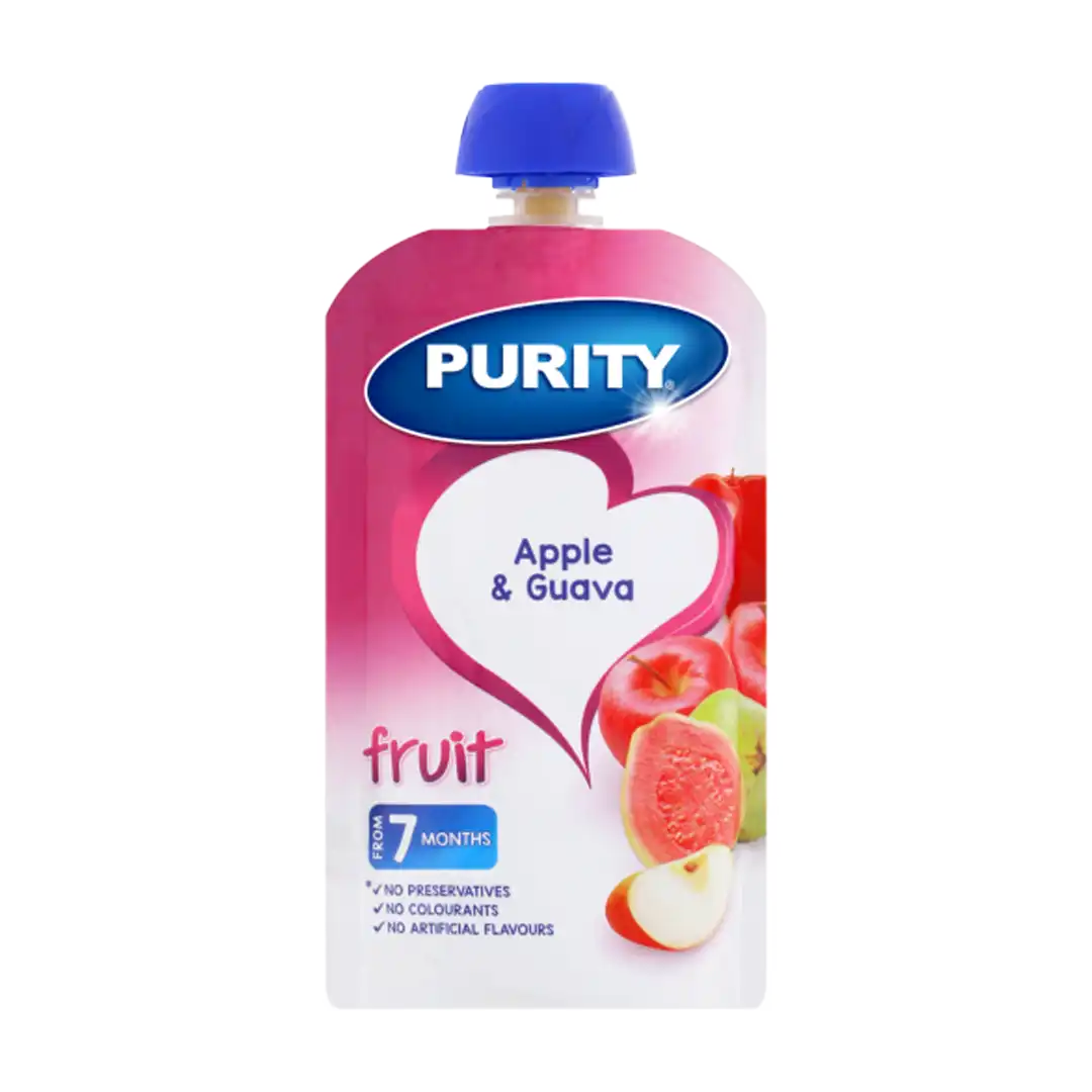 Purity Pouches Apple & Guava, 110ml