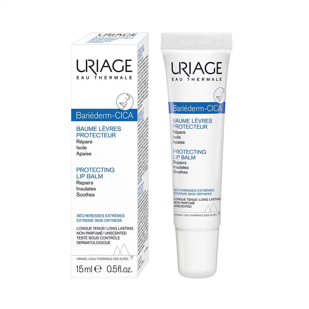 Uriage Eau Thermale Bariéderm Cica-Lips Protecting Balm, 15ml