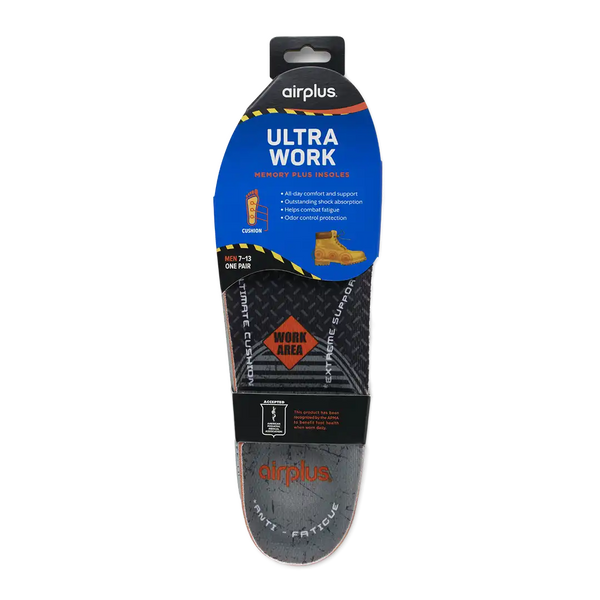 Airplus Ultra Work Memory Insole Anti Fatigue Shoes Inserts Men s Siz