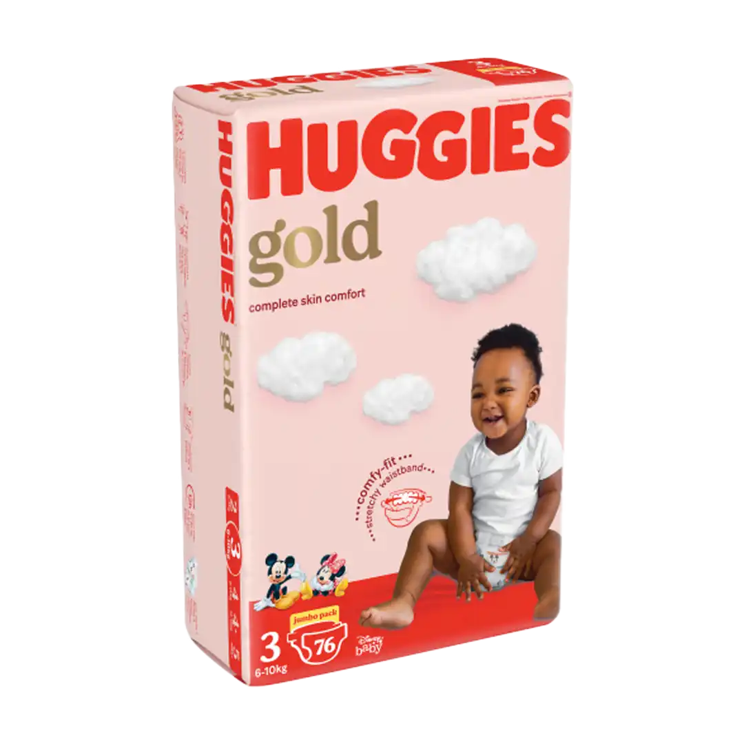 Huggies Gold Size 3 Jumbo Pack, 76's