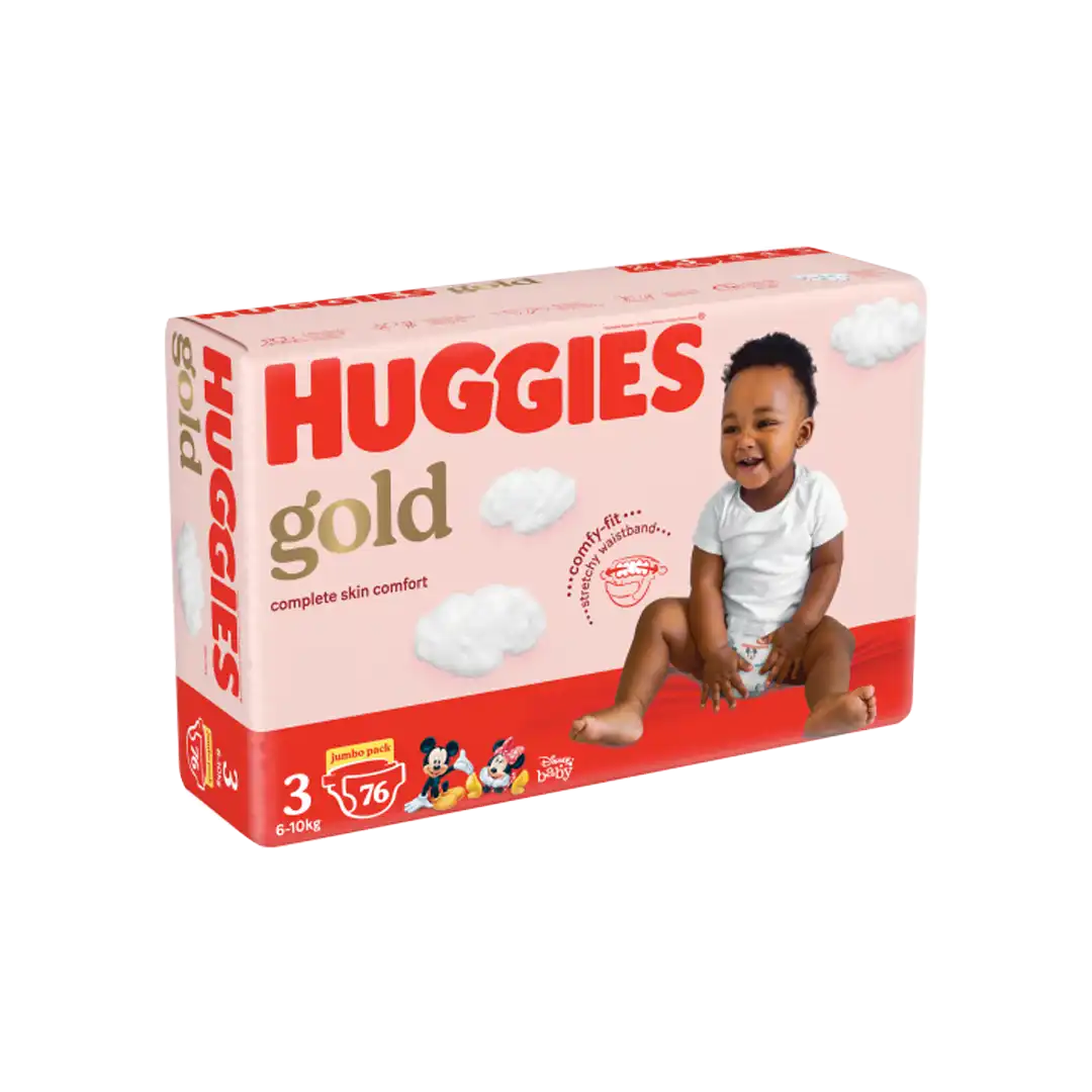 Huggies Gold Size 3 Jumbo Pack, 76's
