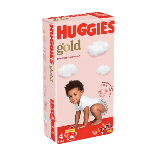 Huggies Gold Size Jumbo Pack, 66's