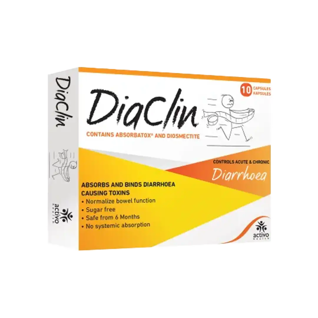 Diaclin Capsules, 10's