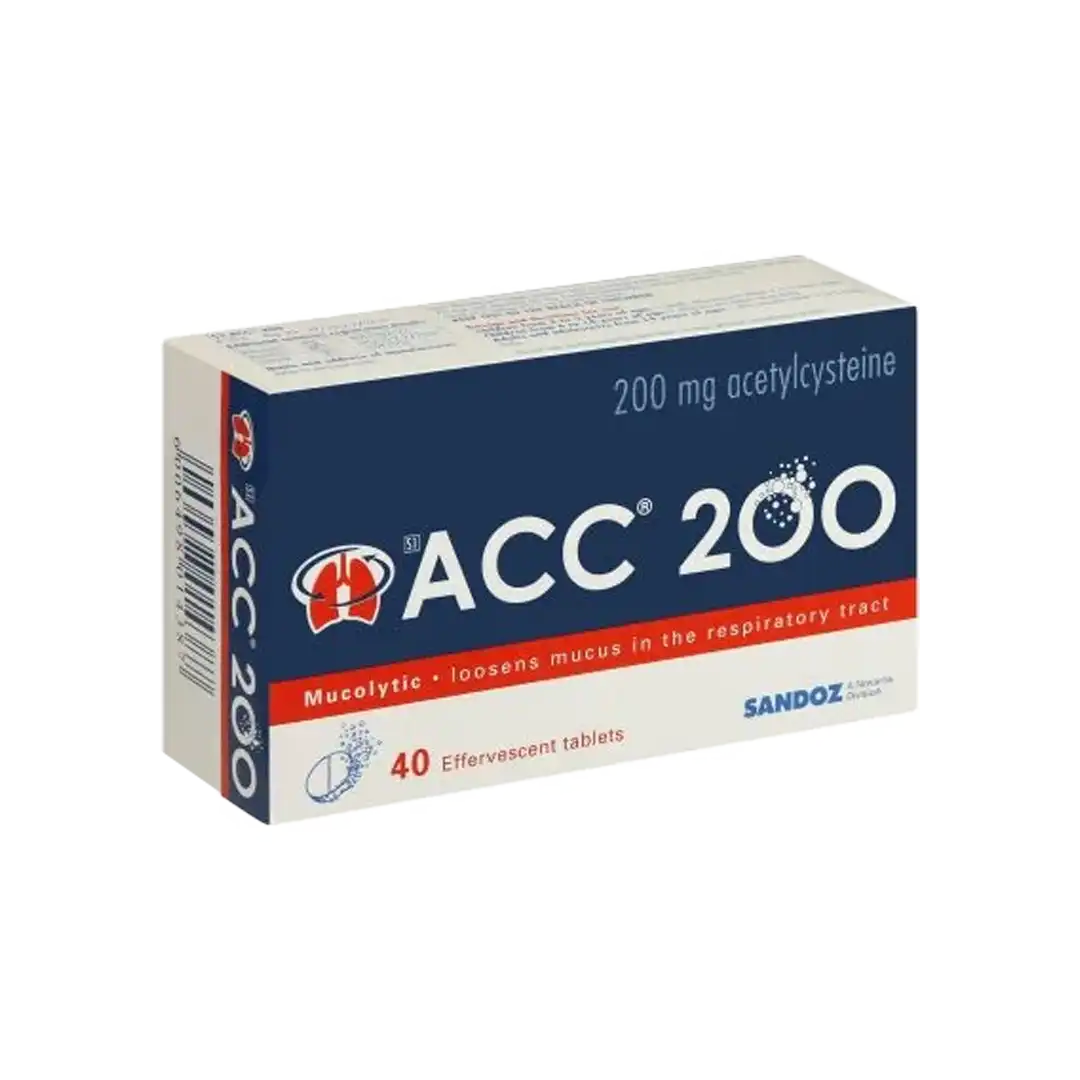ACC 200mg Effervescent Tablets, 40's