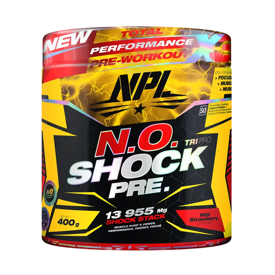 NPL N.O. Shock Pre-Workout Servings Assorted, 20's