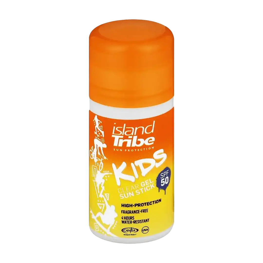 Island Tribe Kids SPF50 Clear Gel Sun Stick, 30g