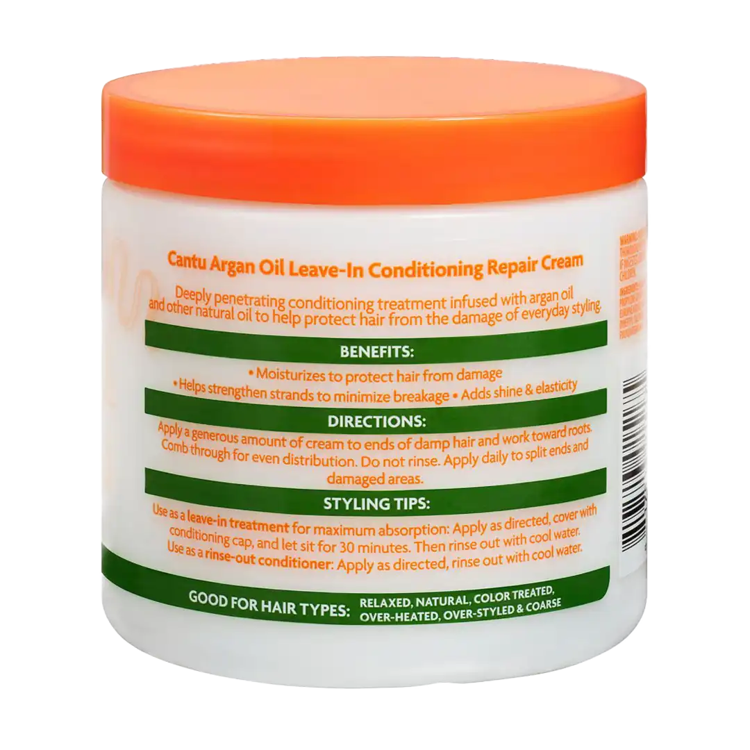 Cantu Argan Oil Leave-In Conditioning Repair Cream, 453g