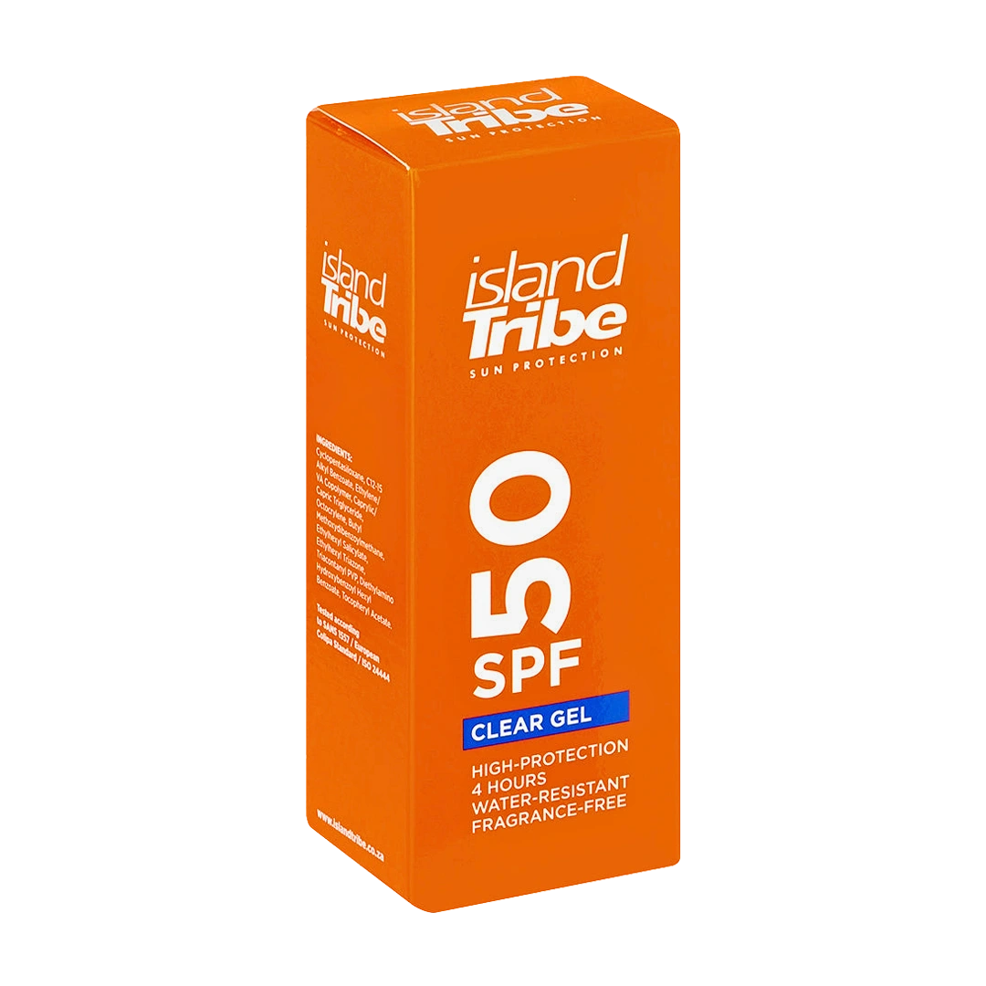 Island Tribe SPF50 Clear Gel, 50ml
