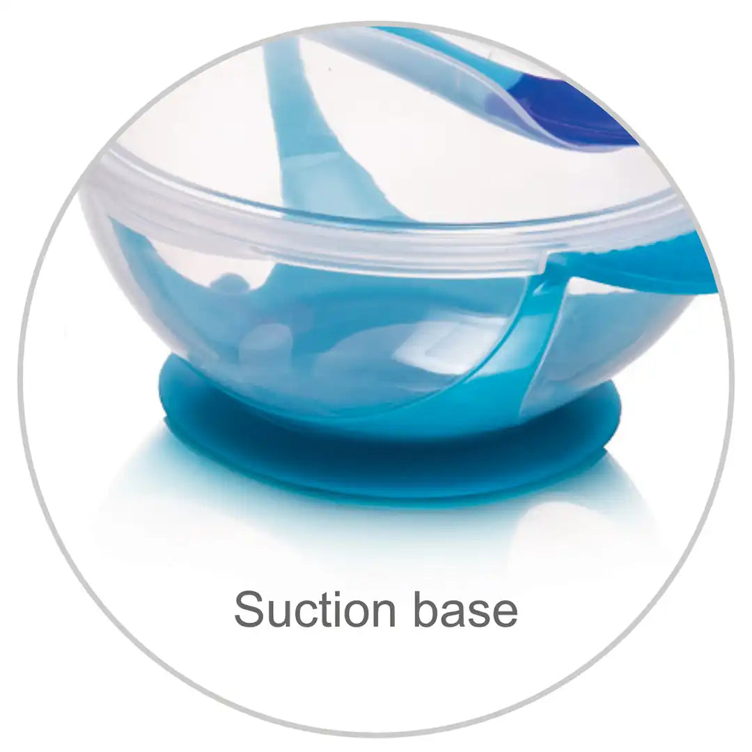 Snookums Suction Bowl & Spoon Set - Blue