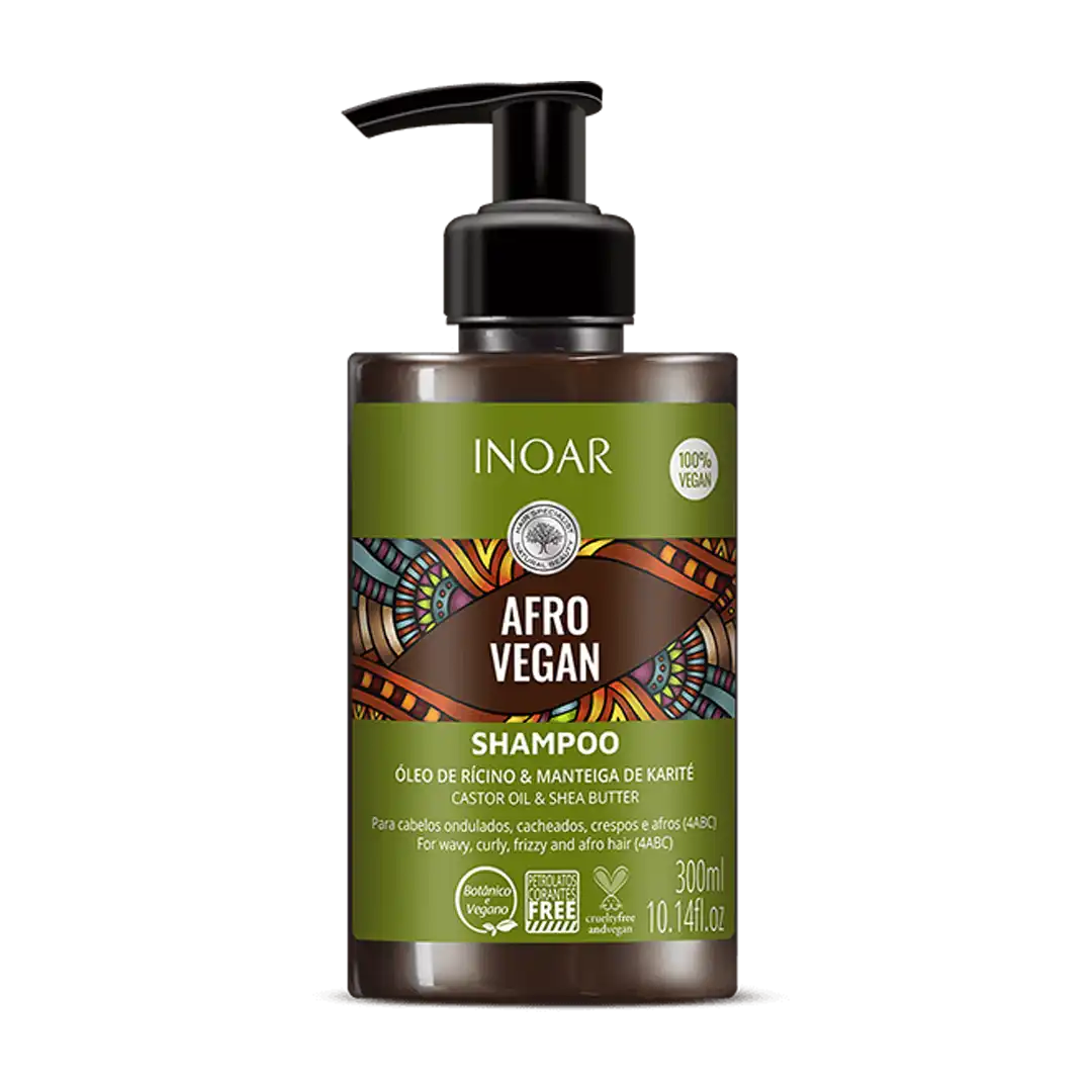 Inoar Afro Vegan Shampoo, 300ml