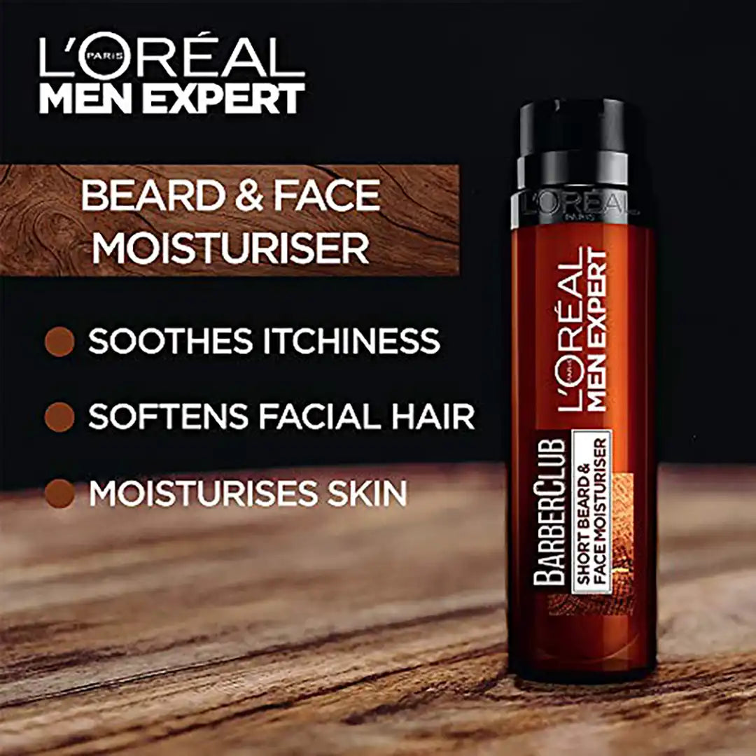 L'Oréal Men Expert Barber Club Short Beard & Face Moisturiser, 50ml