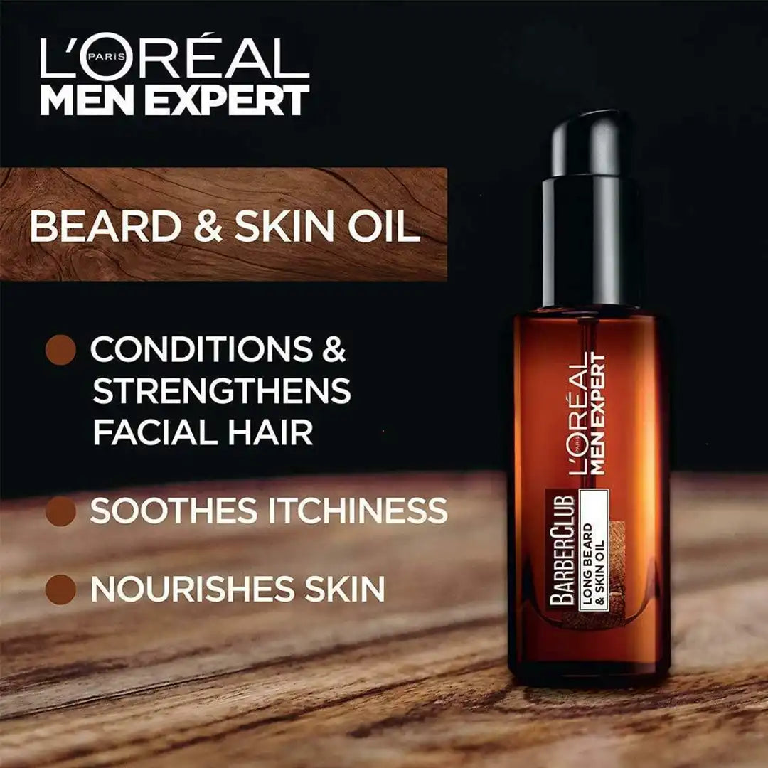 L'Oréal Men Expert Barber Club Long Beard & Skin Oil, 30ml