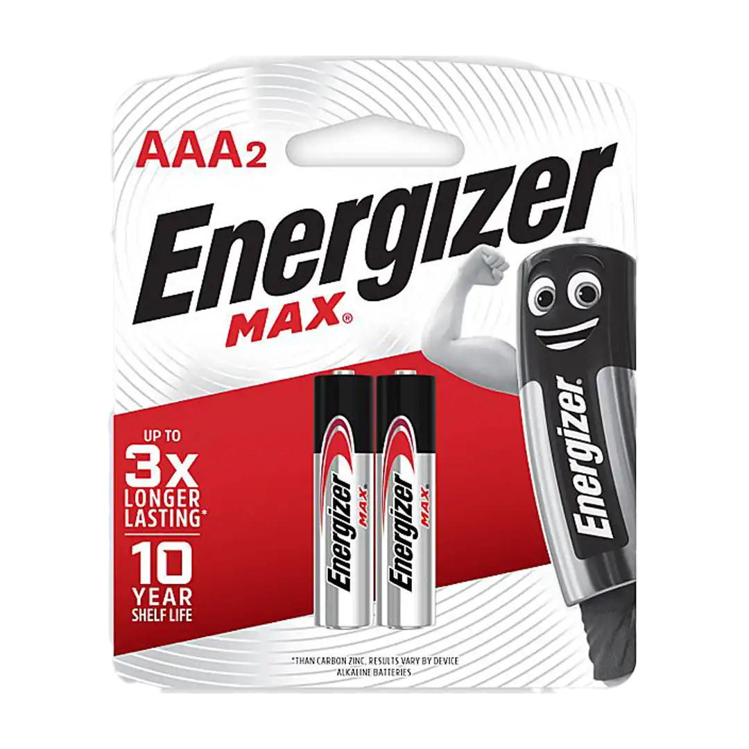 Energizer Max AAA, 2 Pack