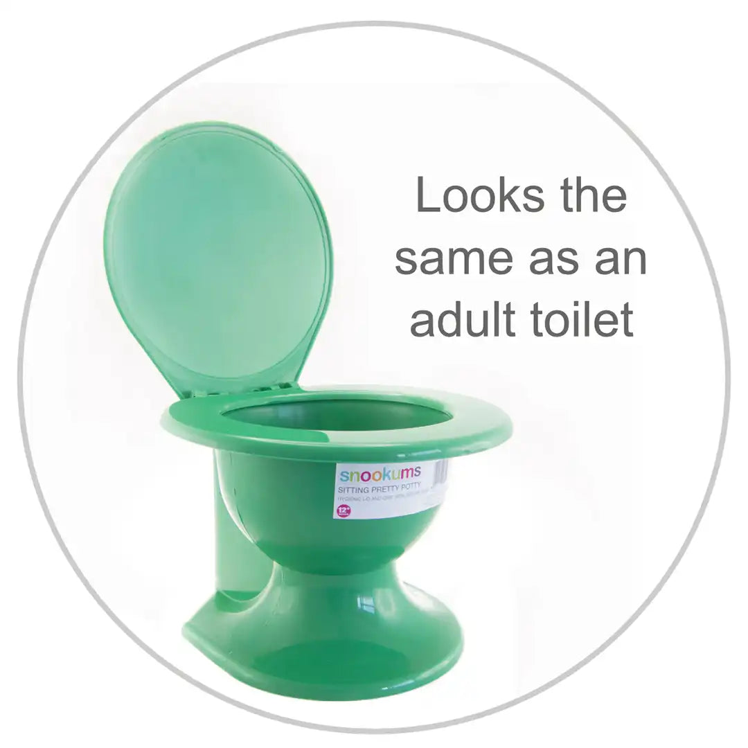 Snookums Sitting Pretty Potty, Green