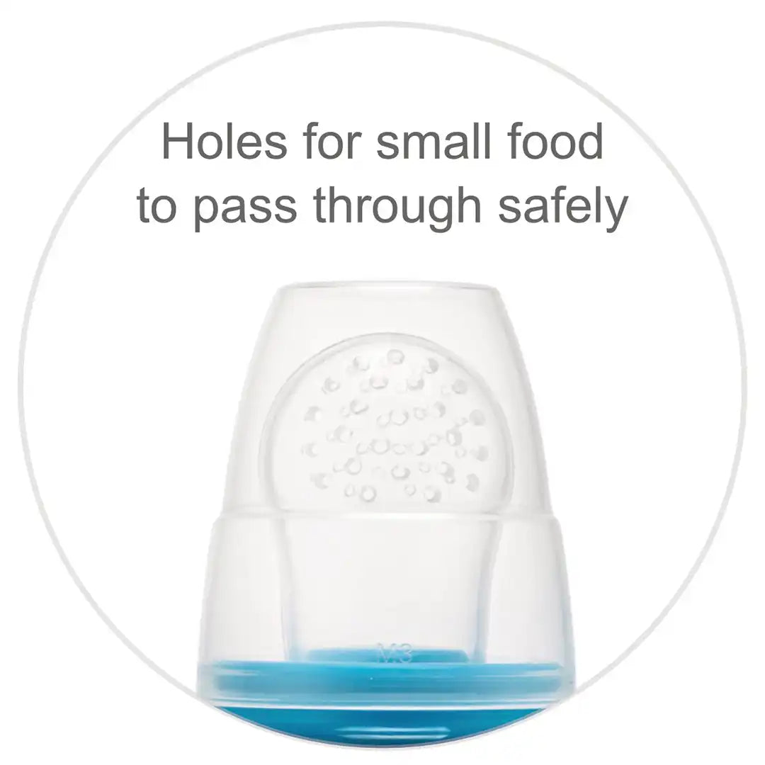 Snookums Baby Safety Food Feeder, Blue