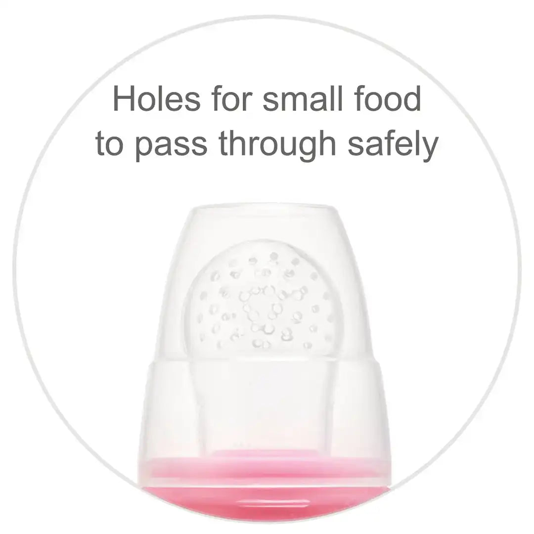 Snookums Safety Food Feeder Pink