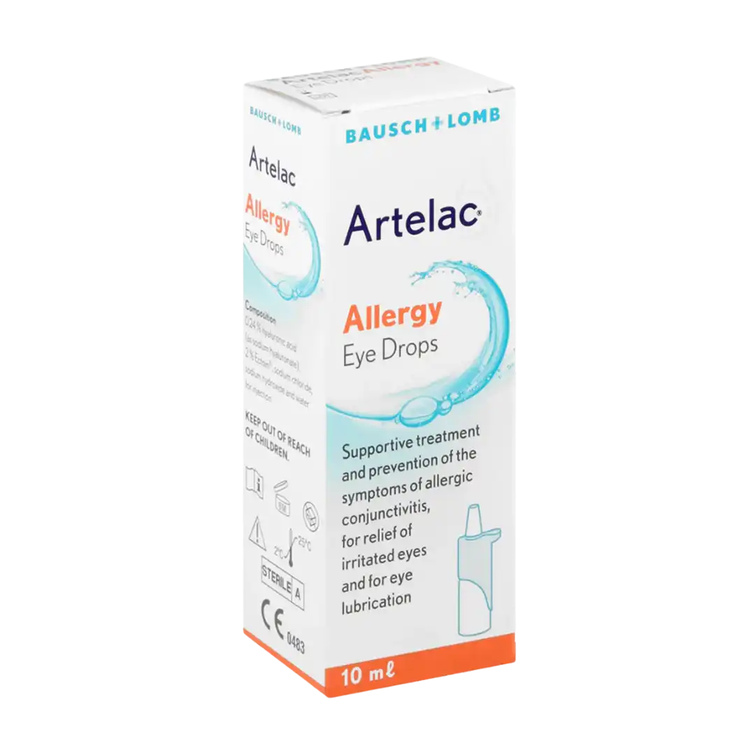 Bausch+Lomb Artelac Allergy Eye Drops, 10ml