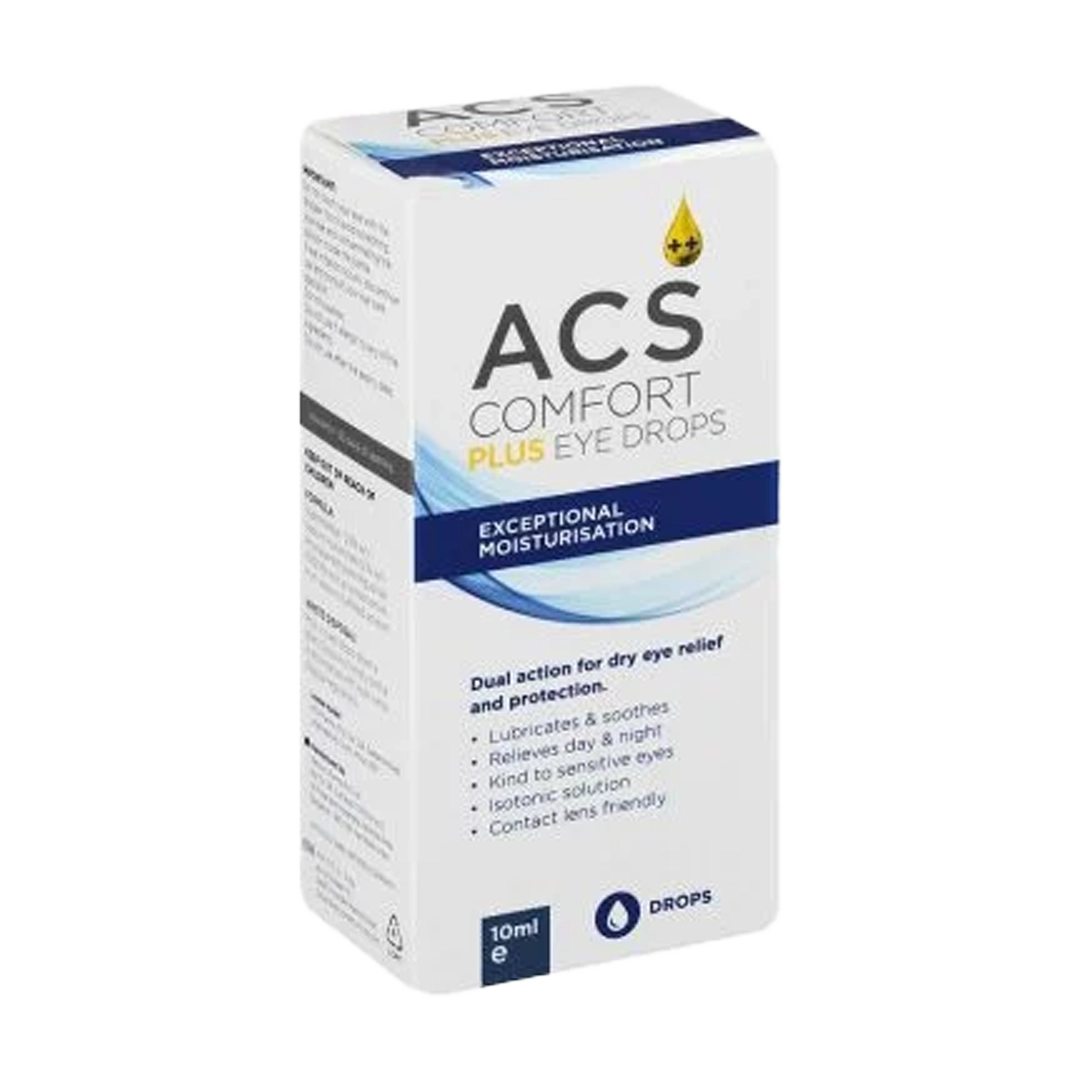 ACS Comfort Plus Eye Drops, 10ml