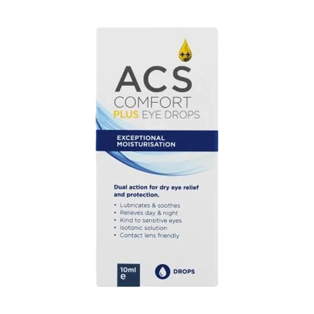 ACS Comfort Plus Eye Drops, 10ml