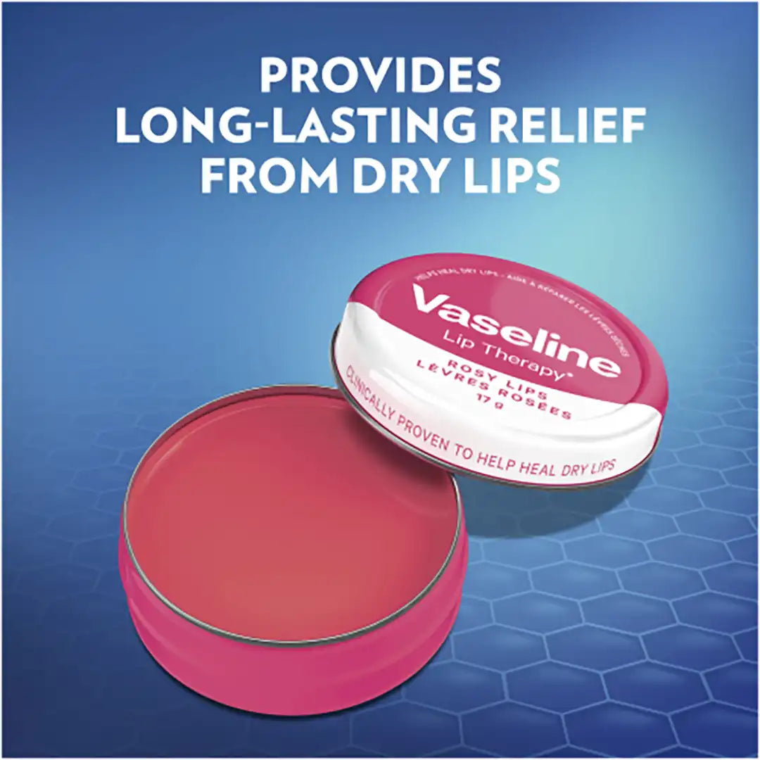 Vaseline Moisturising Lip Balm For Dry Lips, Assorted