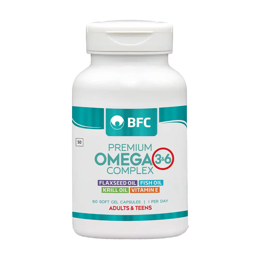 BFC Premium Omega 3 and 6 Capssules, 60's       