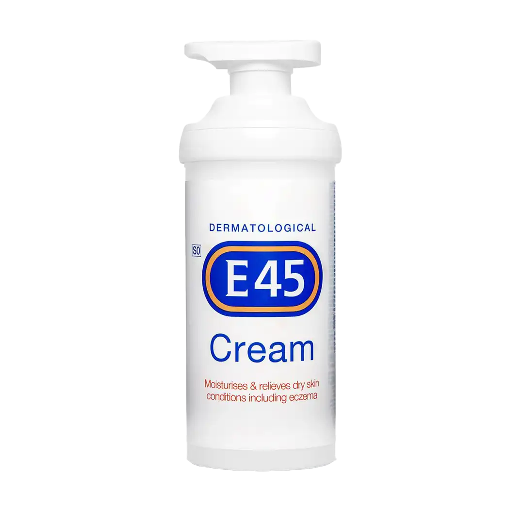 E45 Moisturising Cream Pump, 500g