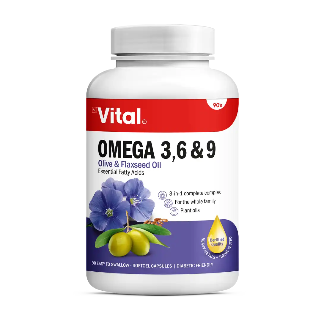 Vital Omega 3, 6 & 9 Family Pack Capsules, 90's