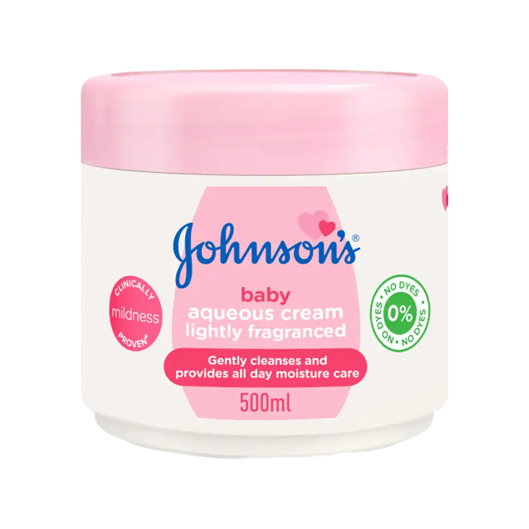 Johnson's Baby Aqueous Cream Lightly Fragranced, 500ml