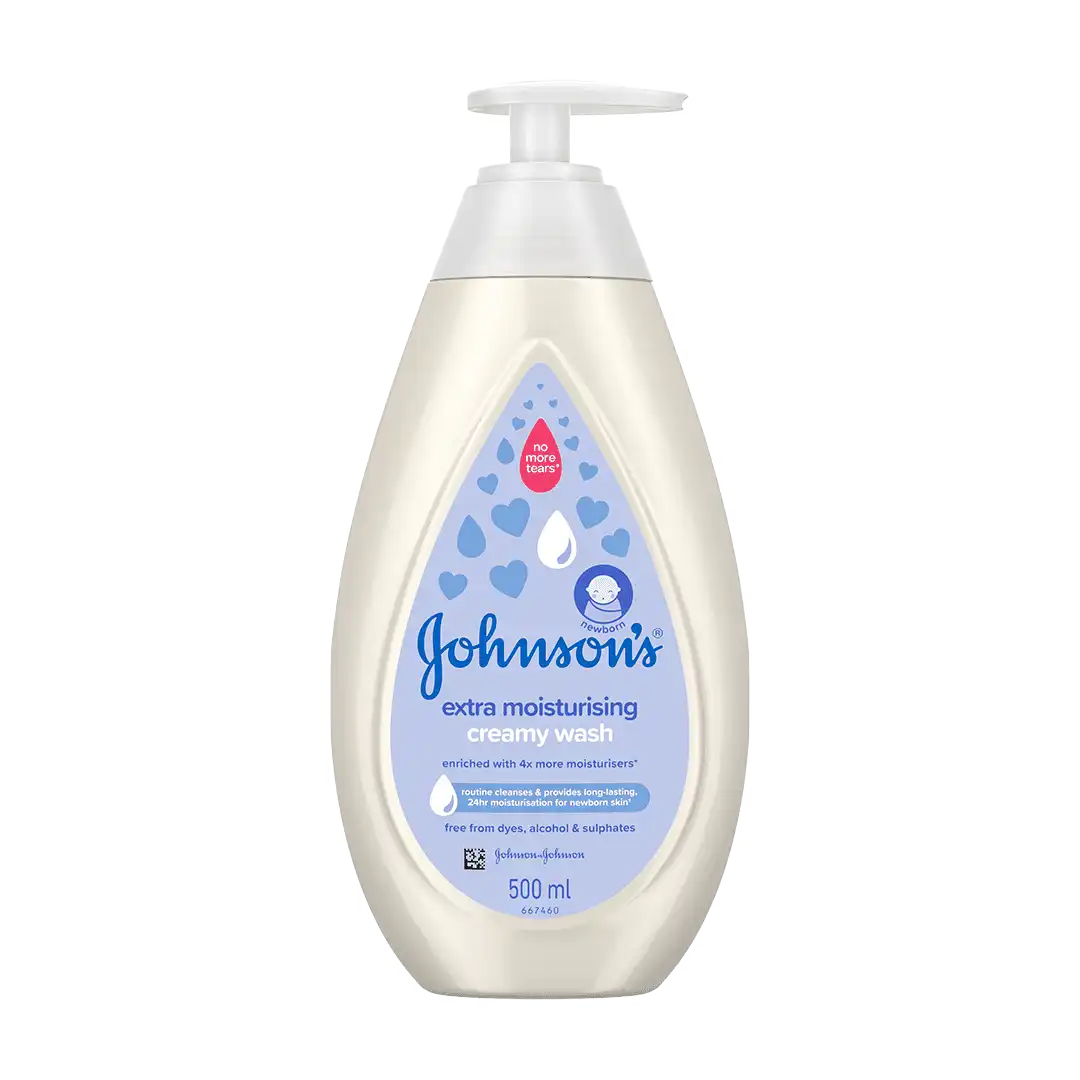 Johnson's Baby Extra Moisturising Creamy Wash, 500ml