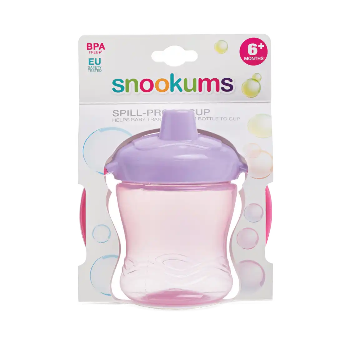 Snookums Spill Proof Cup Pink