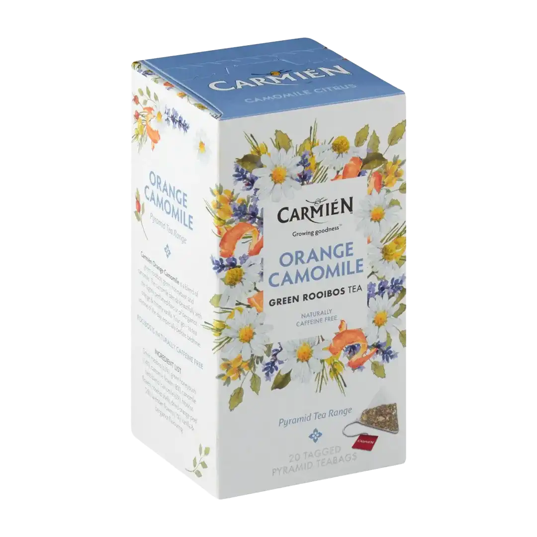 Carmién Orange Camomile Green Rooibos Tea, 20's