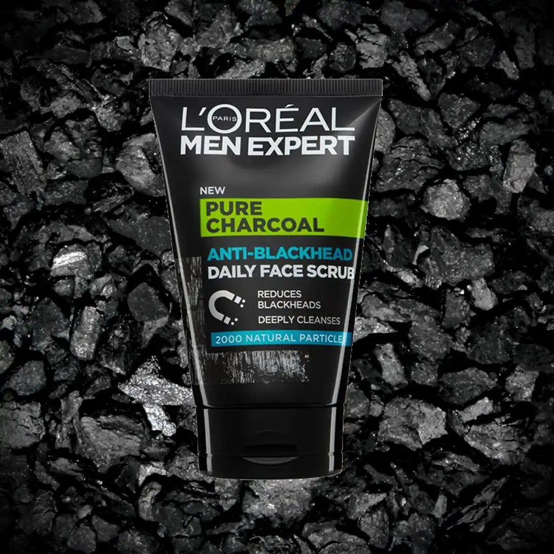 L'Oréal Paris Men Expert Pure Charcoal Face Scrub, 100ml