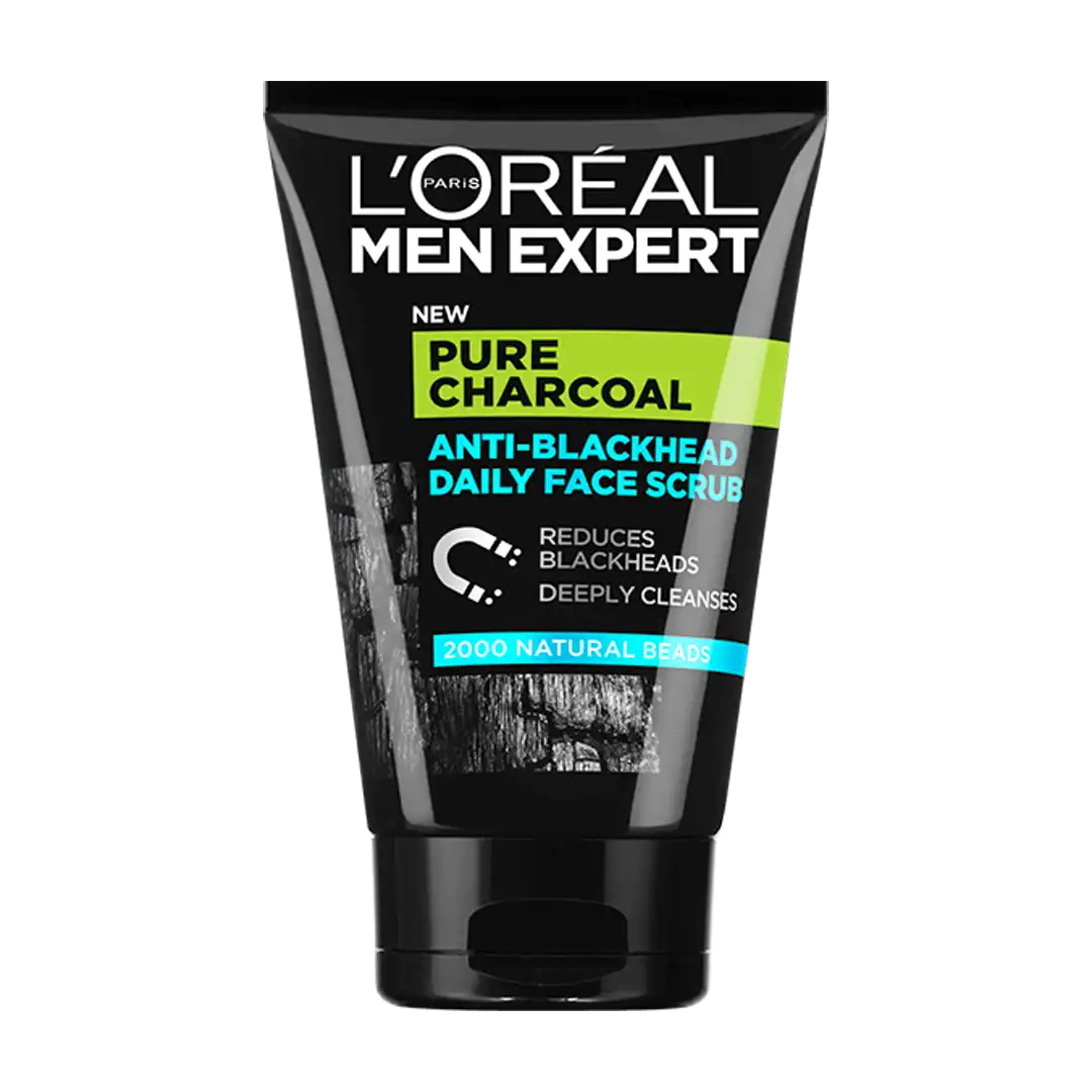 L'Oréal Paris Men Expert Pure Charcoal Face Scrub, 100ml