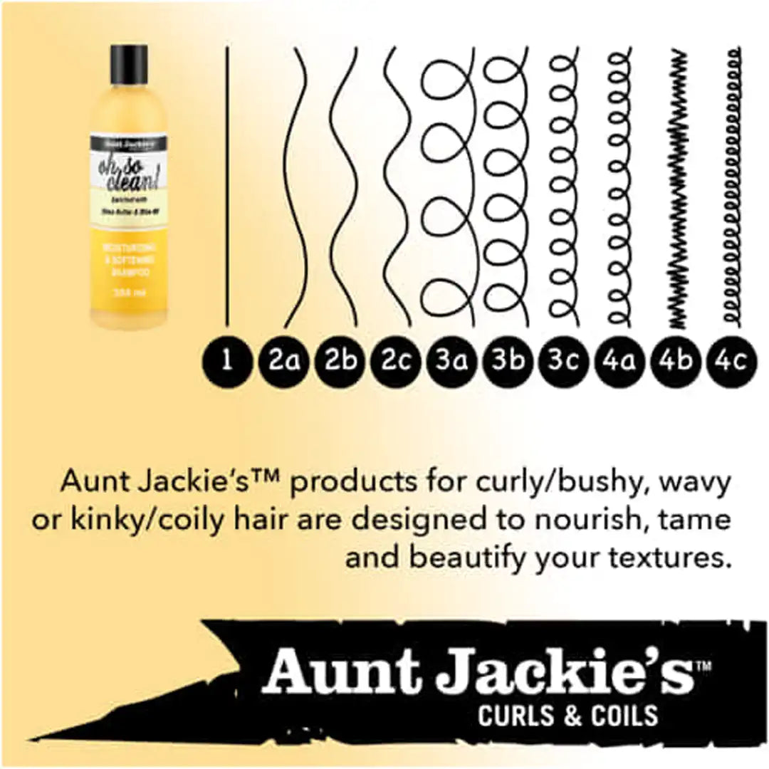 Aunt Jackie's Oh So Clean Moisturizing & Softening Shampoo, 355ml