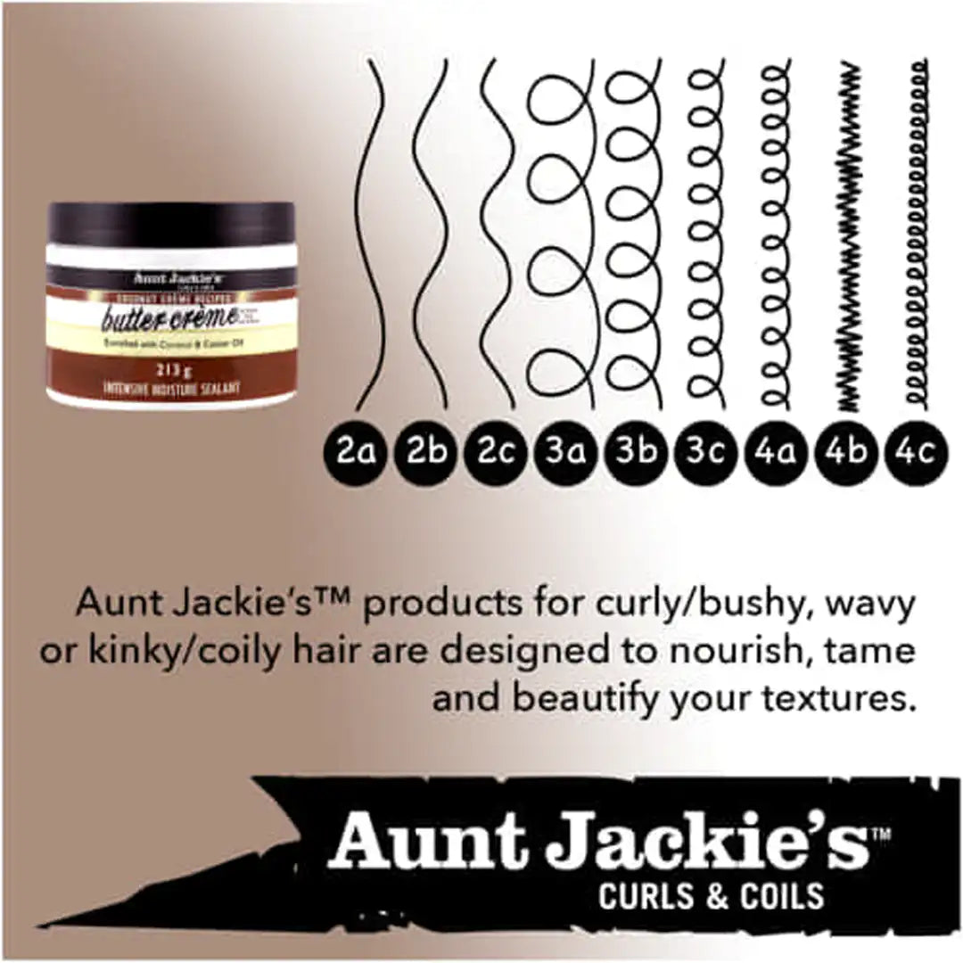 Aunt Jackie's Coconut Crème Recipes Butter Creme Intensive Moisture Sealant, 228ml